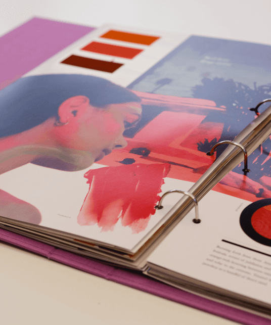 Trend book in a creative agency