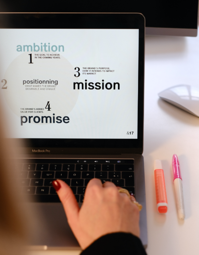 Ambition, mission, promesse, positioning, les valeurs de NellyRodi