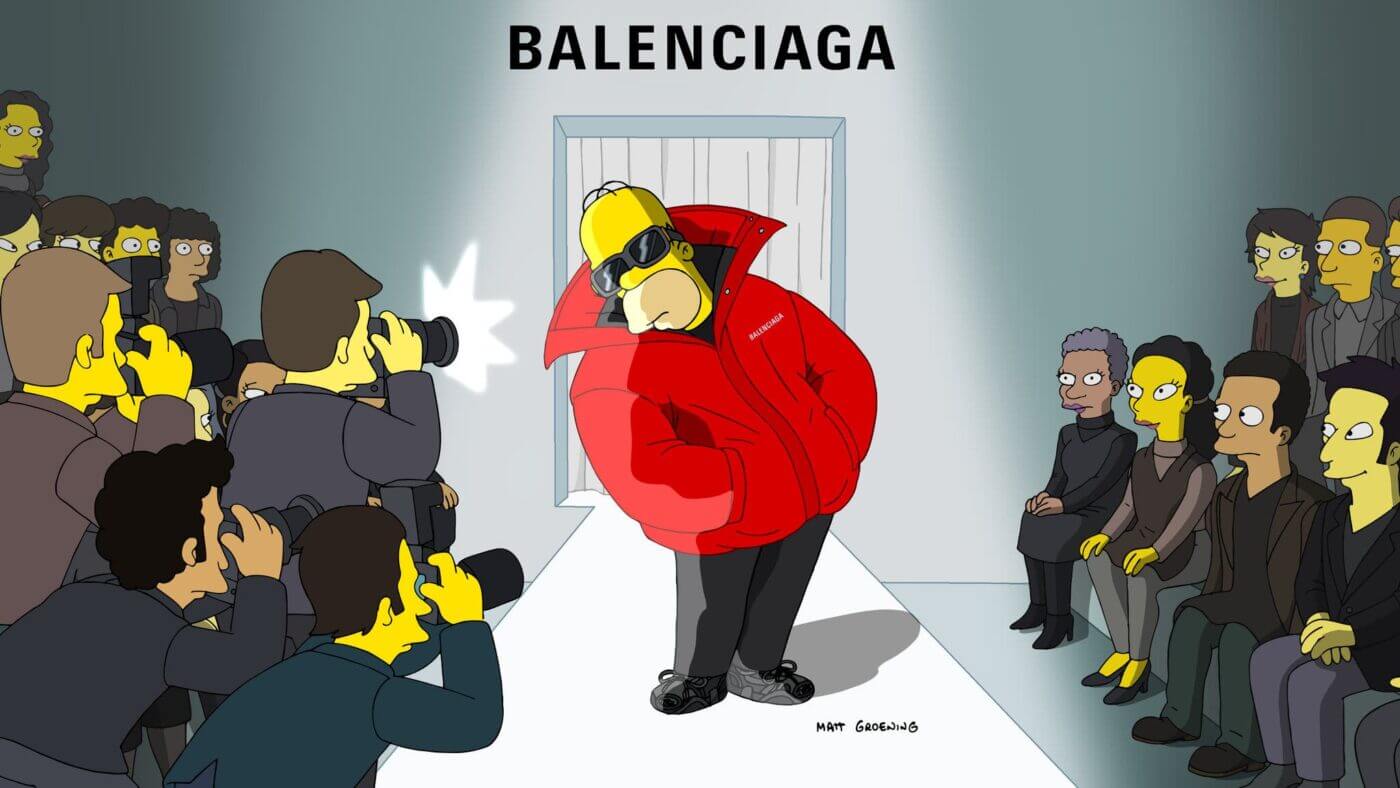 NellyRodi parle du défilé Balenciaga x Simpson