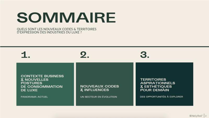 QUELS SONT LES NOUVEAUX CODES & TERRITOIRES D’EXPRESSION DES INDUSTRIES DU LUXE ?
