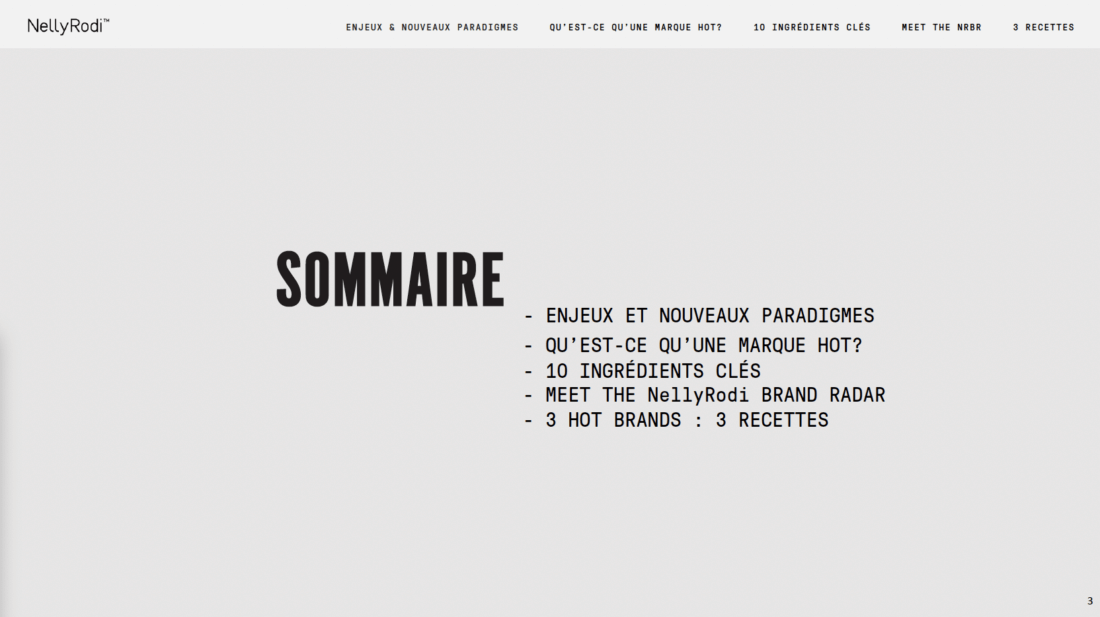 Sommaire Hot Brands : The Recipe